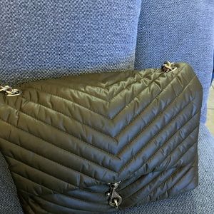 Rebeca minkoff,flap shoulder color military